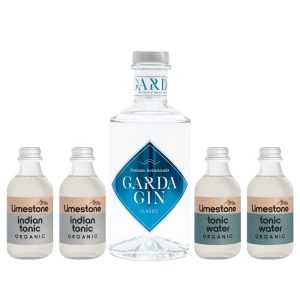 GARDA GIN + INDIAN TONIC & TONIC WATER LIMESTONE